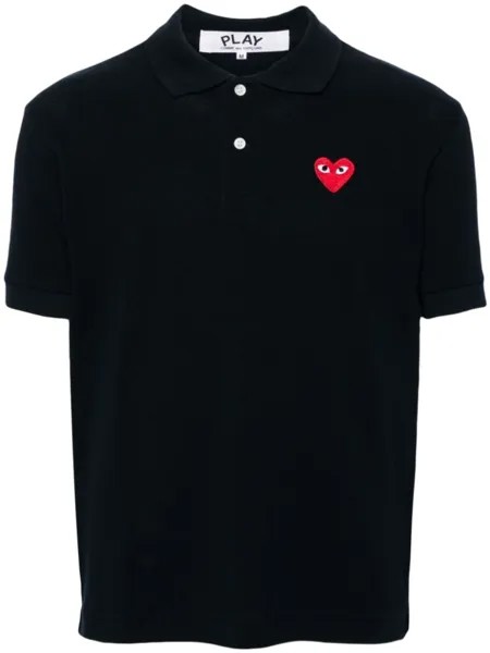 Comme Des Garçons Play рубашка поло с нашивкой, синий