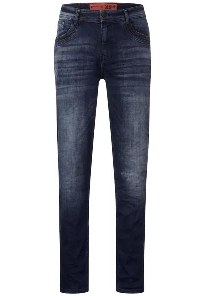 Джинсы Street One, цвет dark blue random wash