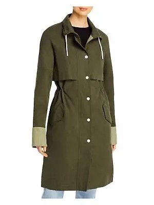 Женская зеленая зимняя куртка на пуговицах YS ARMY, пальто 42