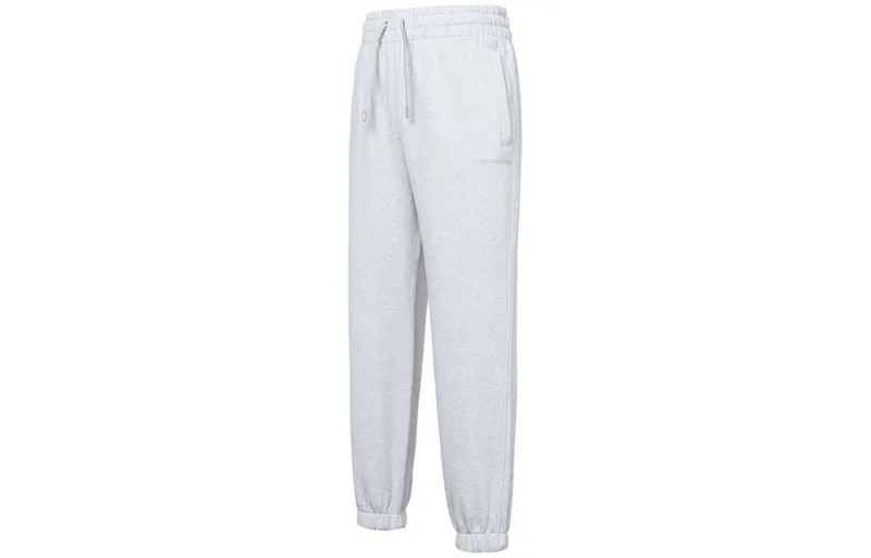 Трикотажные спортивные штаны унисекс светло-серые Adidas Originals, серый