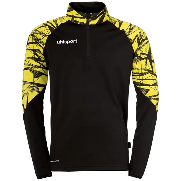 Лонгслив uhlsport 1/4 ZIP TOP GOAL 25 1/4 ZIP TOP, черный