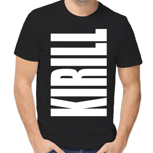 Футболка Кирилл, размер (54)2XL, чёрный