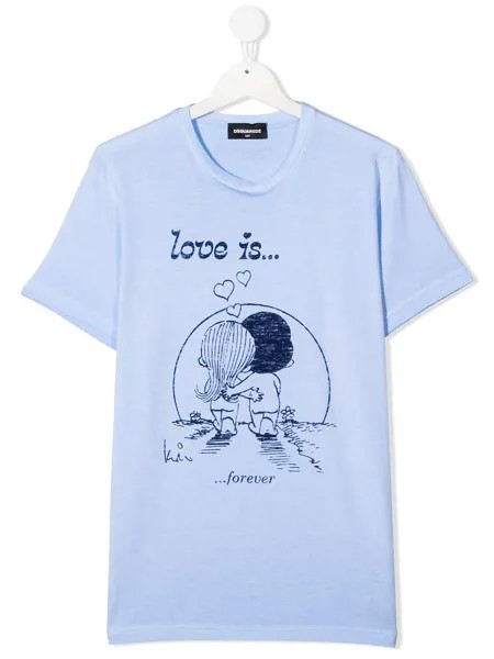 Dsquared2 Kids футболка с принтом Love Is...