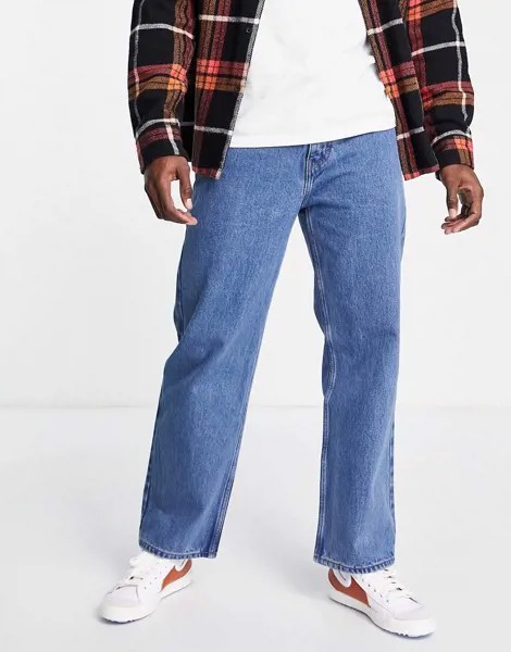 Выбеленные голубые джинсы свободного кроя с 5 карманами Levi's Skate-Голубой