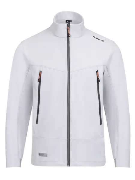 Спортивная куртка мужская Toread Men's Stand-Up Collar Softshell Jacket серая XL