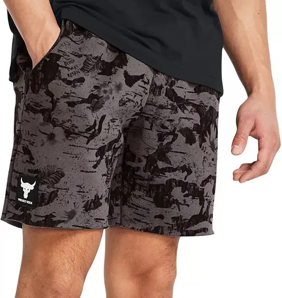 Мужские шорты из флиса с принтом Under Armour Project Rock Essential