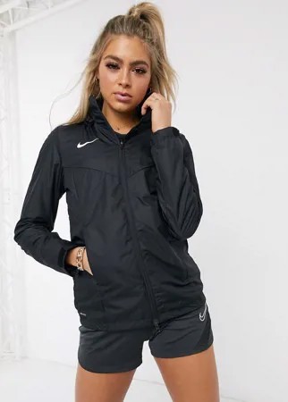 Черная куртка-дождевик Nike Football-Черный