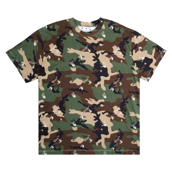 Off-White Камуфляжная футболка Camo