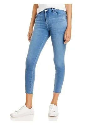 Женские синие джинсы скинни с высокой талией и карманами на молнии J BRAND 27