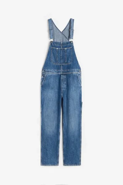 Комбинезон H&M Denim Relaxed Fit, синий