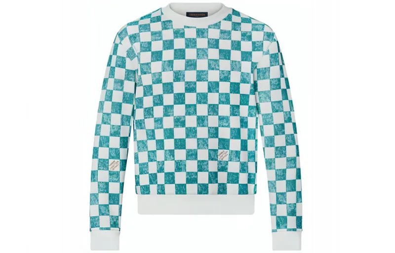 LOUIS VUITTON Худи и свитшоты унисекс, цвет Blue&White