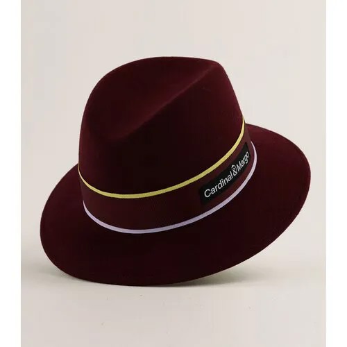 Шляпа Cardinal & Margo, демисезон/зима, шерсть, утепленная, размер L, бордовый