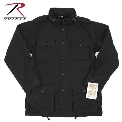 Rothco Куртка мужская облегченная Rothco M-65 Vintage (black), S (46)