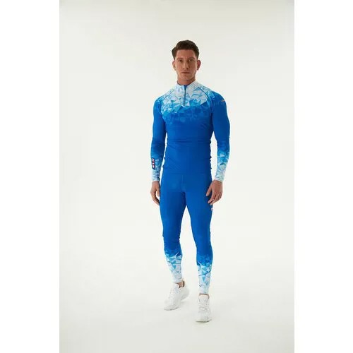 Гоночный комбинезон раздельный KV+ TORNADO 2 pieces suit blue\white, 23V118.20 M