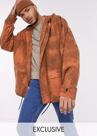 Оранжевая хлопковая куртка в стиле oversized Reclaimed Vintage-Коричневый