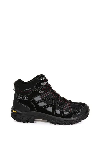 Походные ботинки с водонепроницаемой изотексой 'Burrell II' Regatta, черный