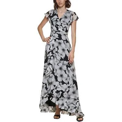 Женское длинное вечернее платье макси с цветочным принтом Calvin Klein BHFO 1297