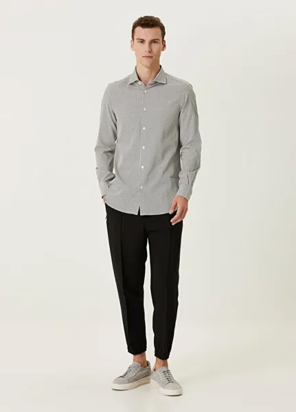 Черные брюки-джоггеры Emporio Armani