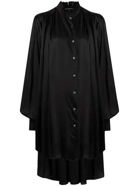 Ann Demeulemeester блузка оверсайз Nanette с высоким воротником, черный