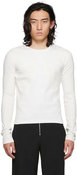 Off-White футболка с длинным рукавом со вставками Dion Lee