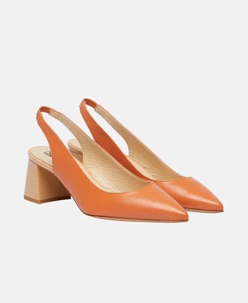 Туфли-лодочки с ремешком на пятке Fabio Rusconi, оранжевый