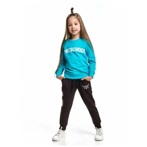 Спортивный костюм для девочки Mini Maxi, модель 1278, цвет бирюзовый, размер 104