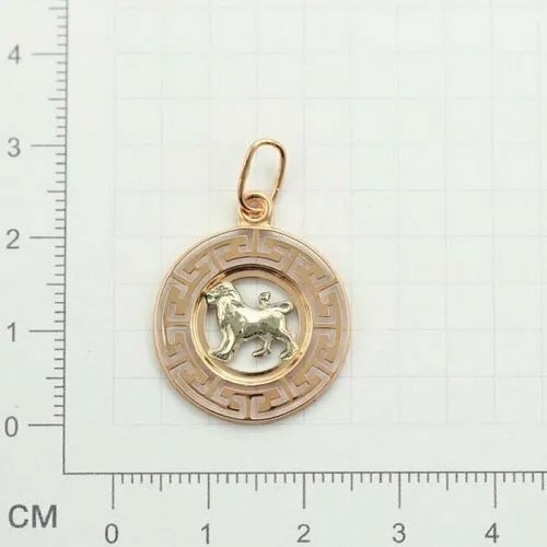 Подвеска GOLD CENTER, красное золото, 585 проба