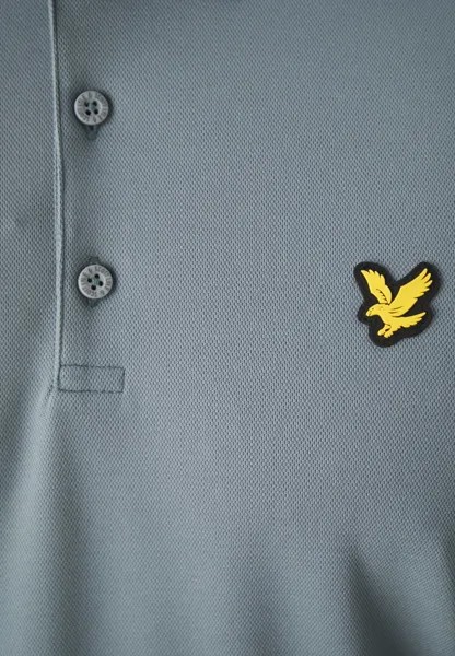 Рубашка-поло Tech Lyle & Scott, железно-синяя