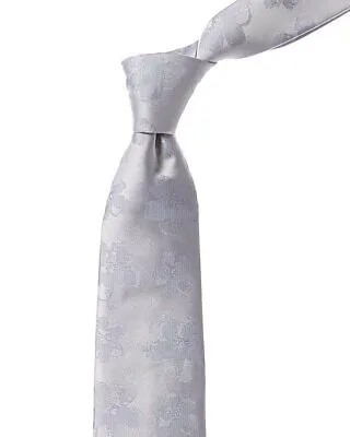 Мужской жаккардовый шелковый галстук синего цвета с магнолией Ted Baker Berel синий Os