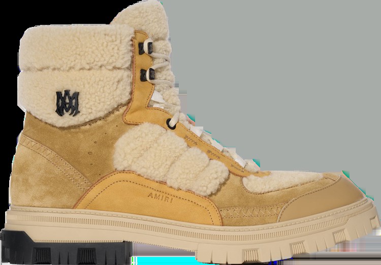 Кроссовки Amiri Shearling Workman Boot 'Tan', загар