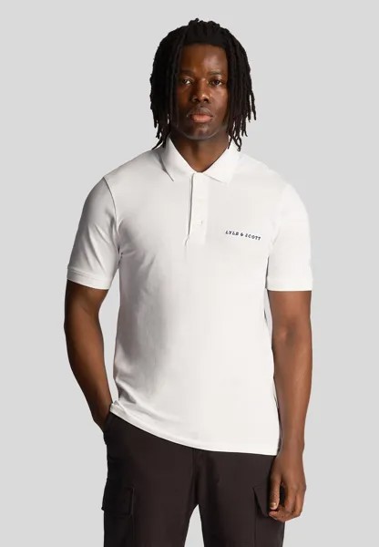 Поло Embroidered Lyle & Scott, белый