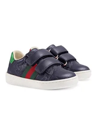 Gucci Kids Toddler Gucci Signature sneaker with Web