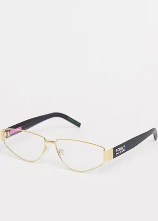 Солнцезащитные очки унисекс с затемненными стеклами Tommy Jeans 0006/S-Черный цвет
