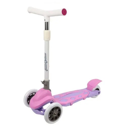 Кикборд Moby Kids 641388/641269 розовый/фиолетовый/белый