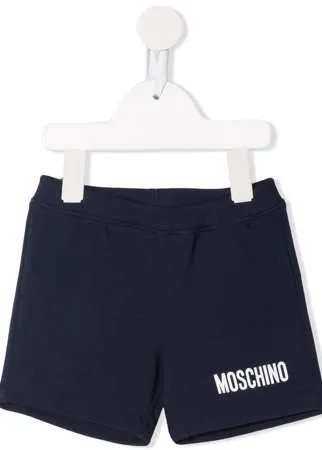 Moschino Kids спортивные шорты с логотипом
