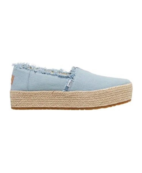 Яркие туфли на шнуровке Toms, синий