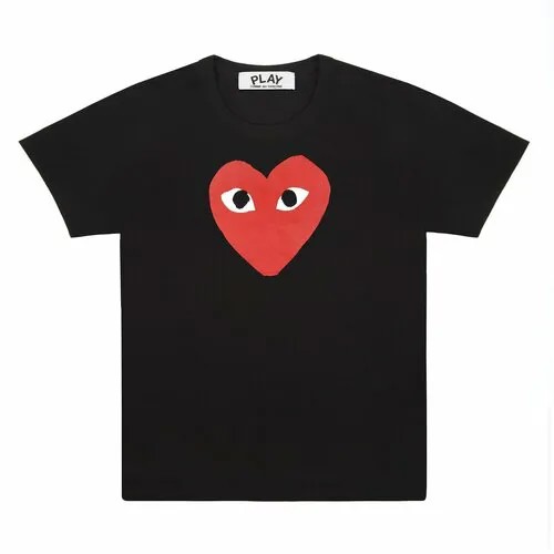 Футболка Comme des Garcons PLAY, размер S, черный