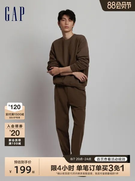 Толстовка флисовая Gap спортивная, серый