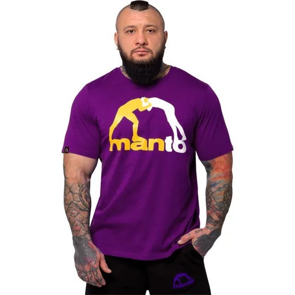 Футболка мужская MANTO hi4890 фиолетовая XXL