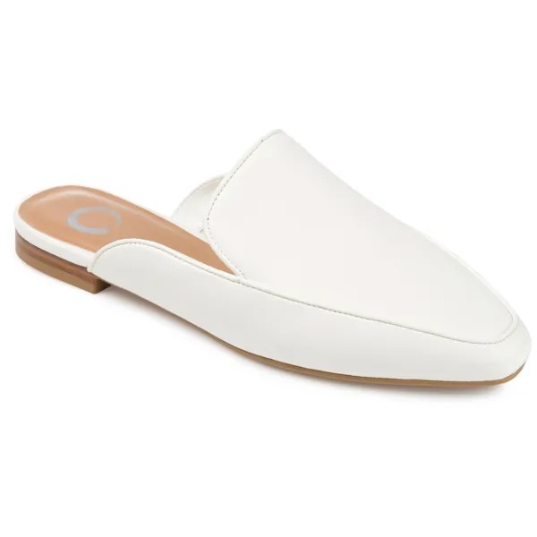 Женские широкие мюли Akza Journee Collection, белый