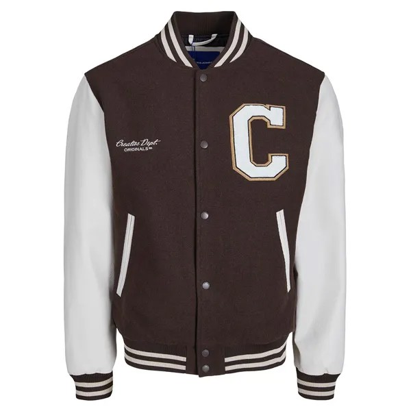 Куртка Jack & Jones College Wool Blend Bomber, коричневый