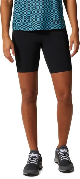 Короткие леггинсы Mountain Stretch с высокой посадкой — женские Mountain Hardwear, черный