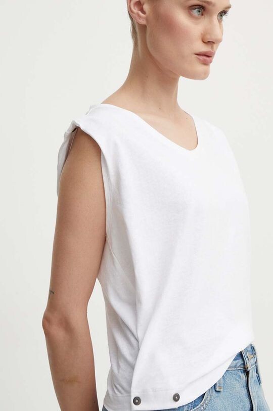 Хлопковый топ G-Star Raw, белый