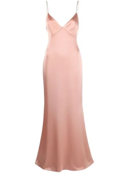 Alice + olivia платье Julietta со складками, розовый