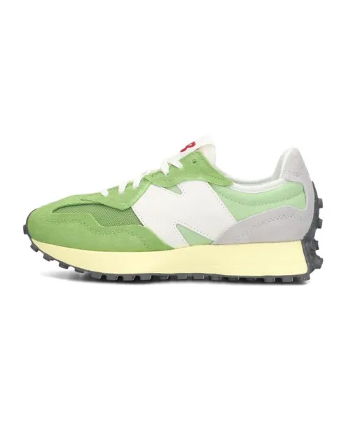Низкие кеды u327 d New Balance, зеленый