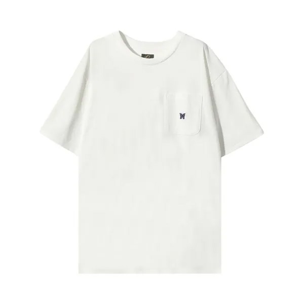 Футболка Needles Short-Sleeve Crew Neck 'White', белый