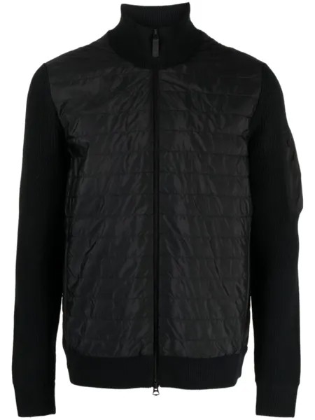 J.Lindeberg Beck knitted hybrid jacket, черный