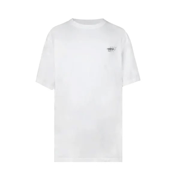 Футболка C2H4 Sculpture Print T-Shirt 'White', белый