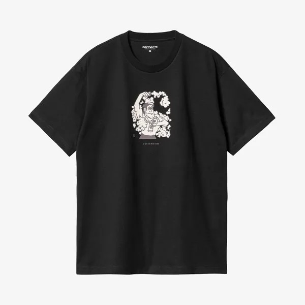 Футболка S/S Deo T-Shirt 'Black' Carhartt WIP, черный