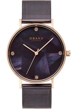 Fashion наручные  женские часы Obaku V268LXVNMN. Коллекция Mesh